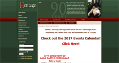 Desktop Screenshot of heritagebattlecreek.org